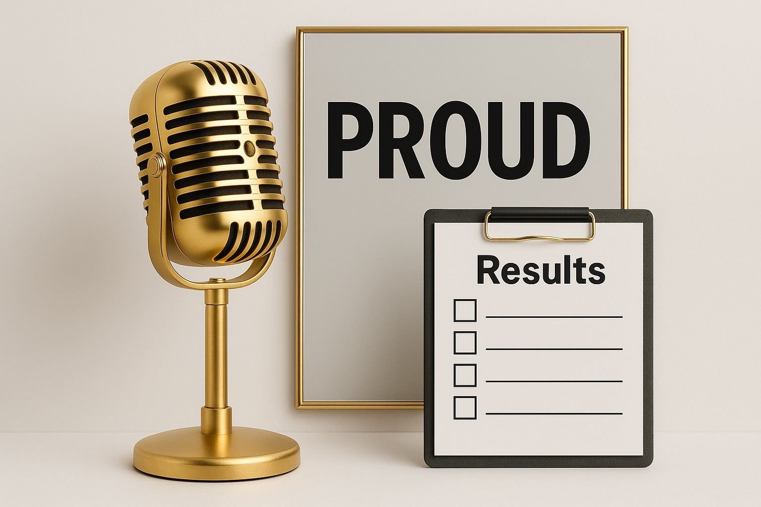 “So proud of myself.” Of what, exactly?