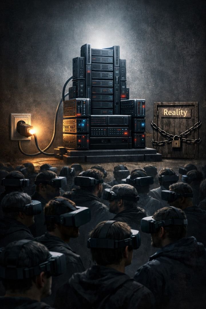 AGI Fever: Quantum Choices in a Trillionaire VR Cage