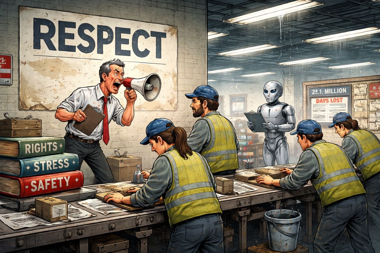 Britain’s Factory Floor Still Thinks Respect Is Optional