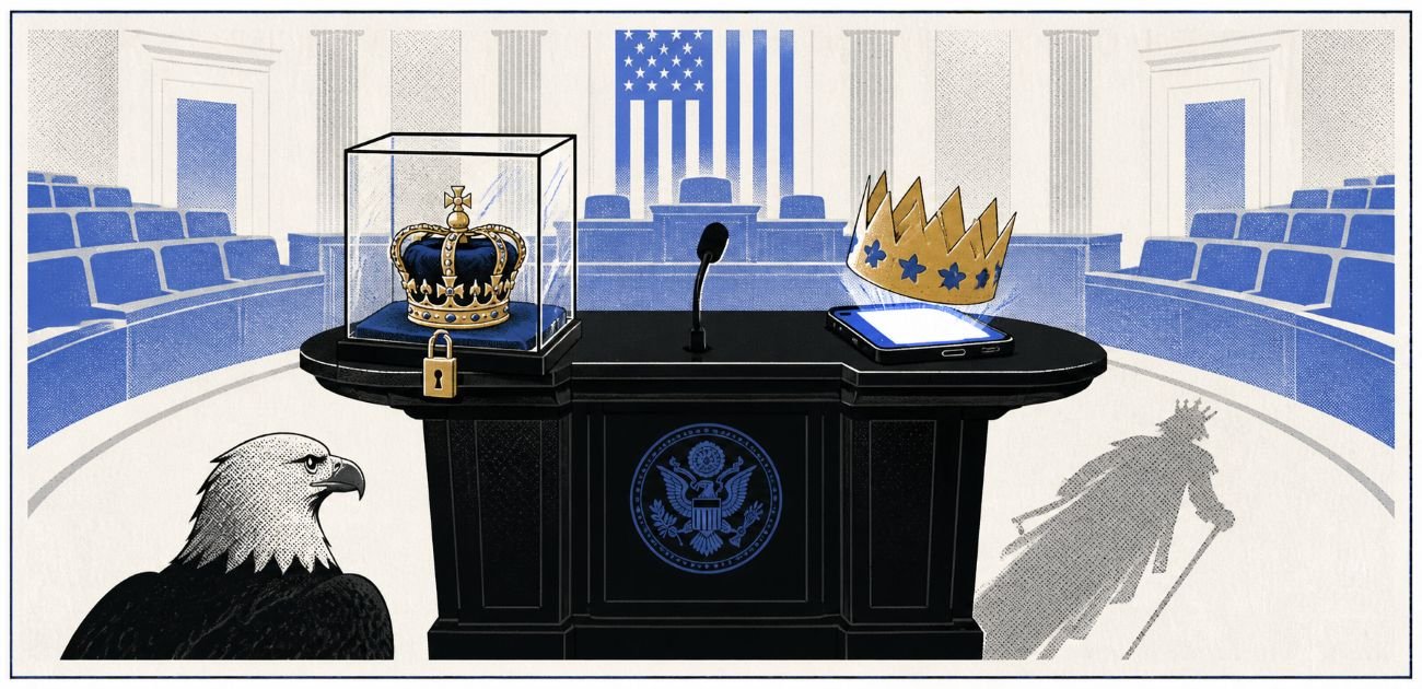 King Charles Shows Congress How to Roast a Wannabe King
