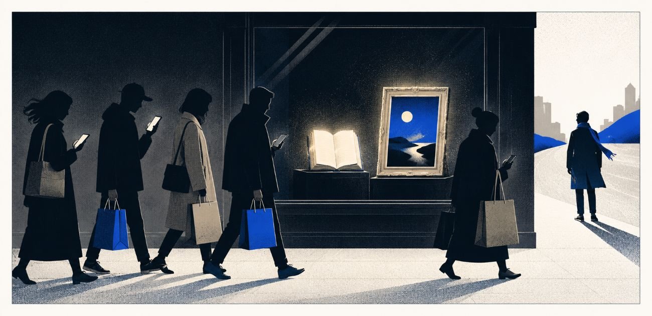 Great Art Takes Years Because the Present Is Busy Shopping
