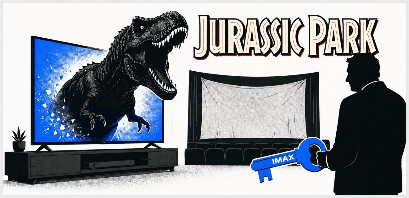 Jurassic Park Still Roars While Standard Screens Squint