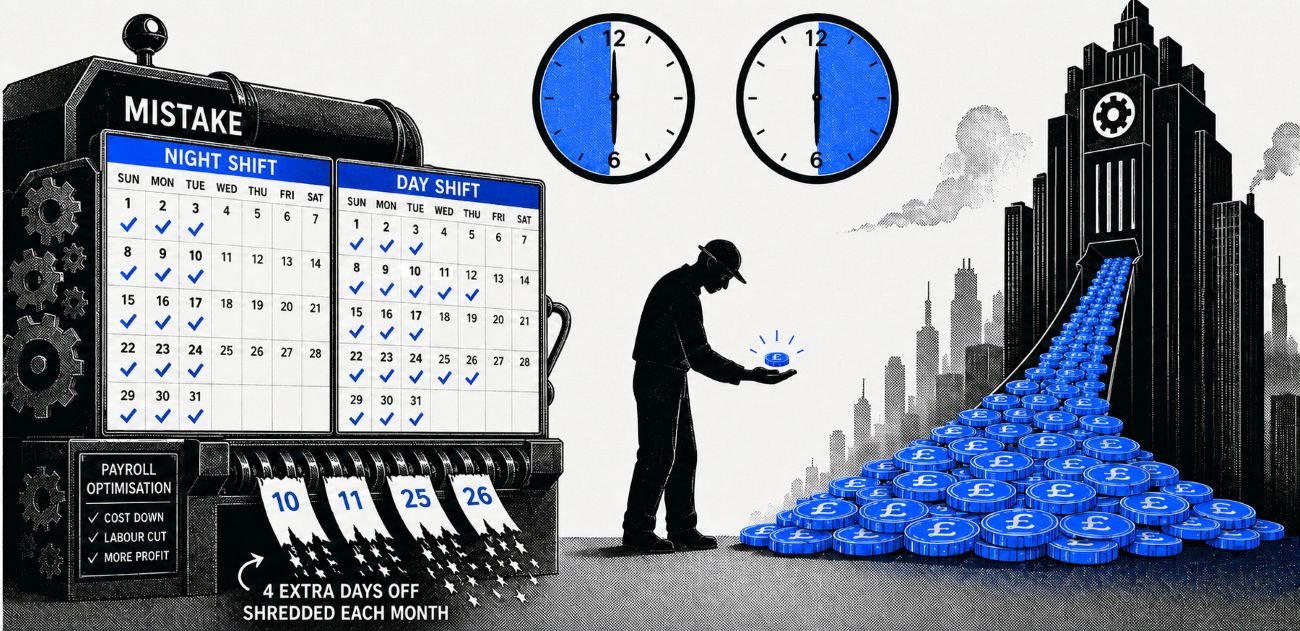 The Payroll Trick Where Night Shift Rest Days Vanish Quietly