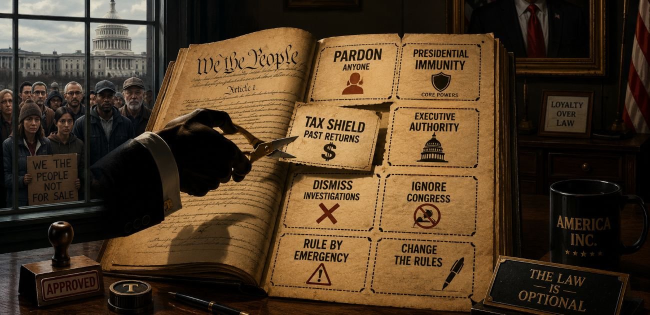 Trump And The Constitution Turned Into A Coupon Machine