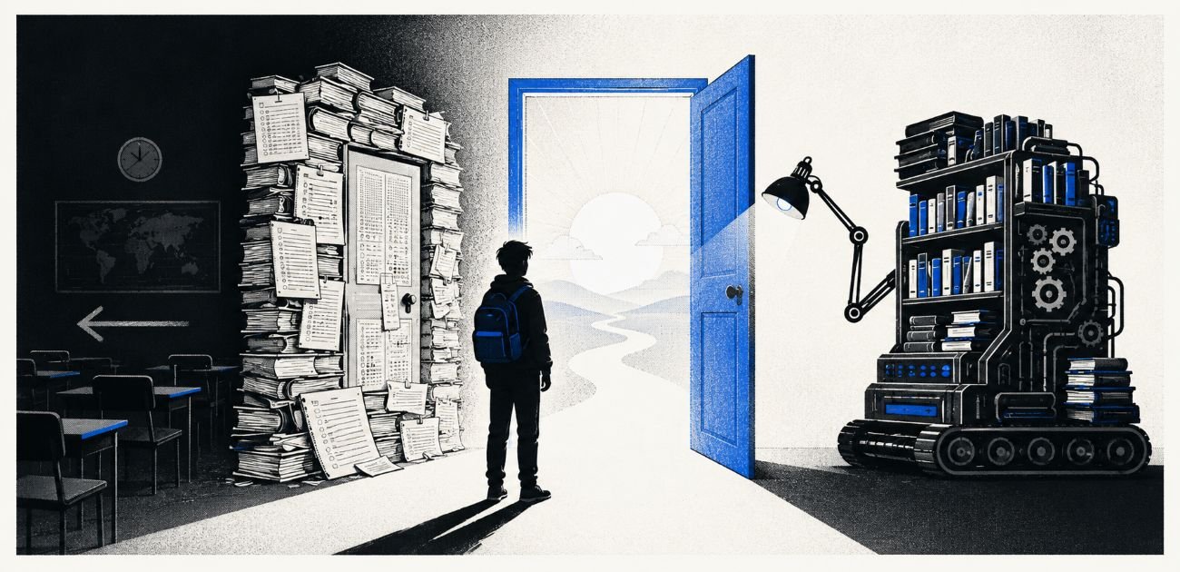 When AI Teaches the Library, the Soul Has to Speak First