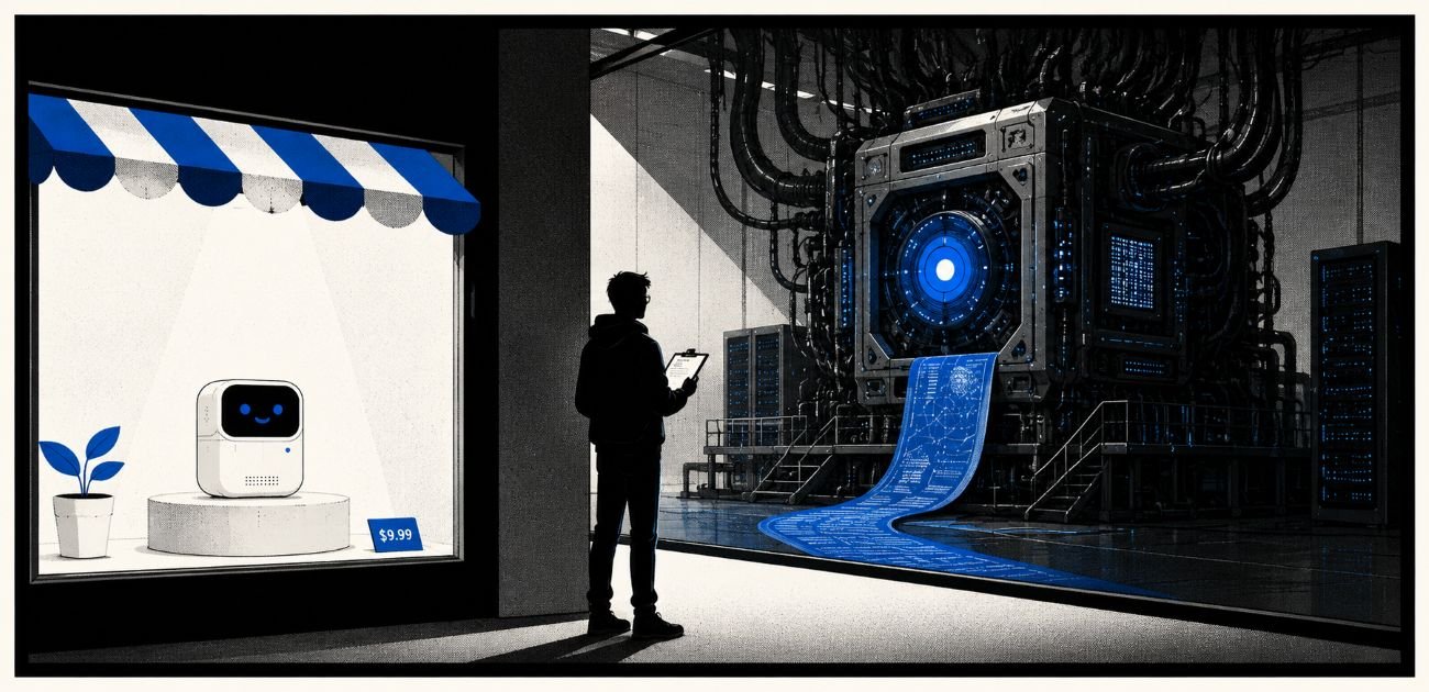 AGI In The Labs, Dumb AI In The Public Shop Window Again