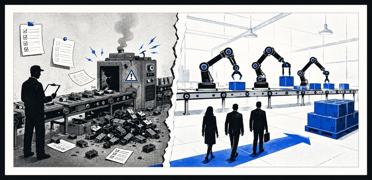 The Factory That Watched Waste While Robots Took Clients