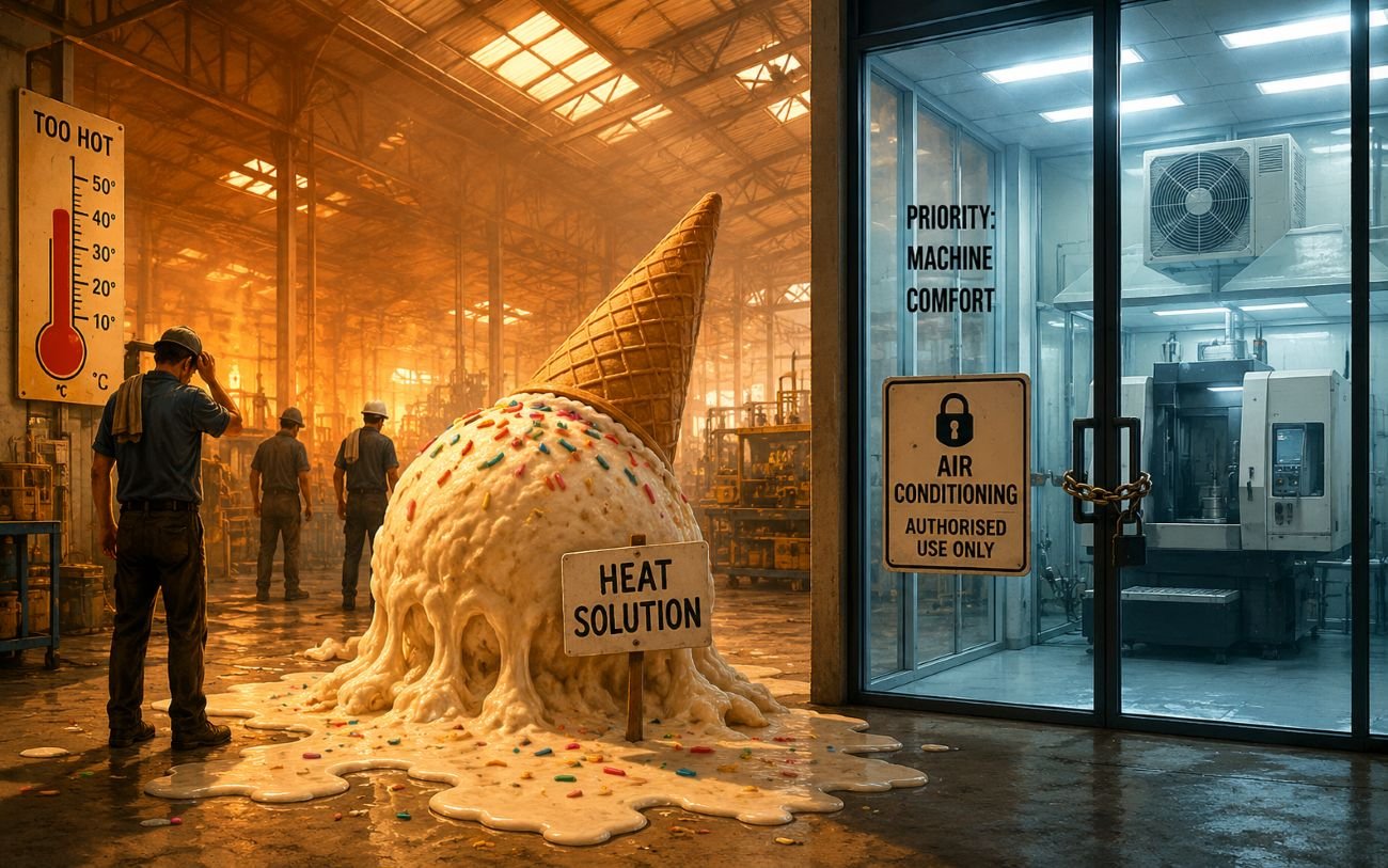 Ice Cream Heat Policy For Britain’s Sweating Workers Now
