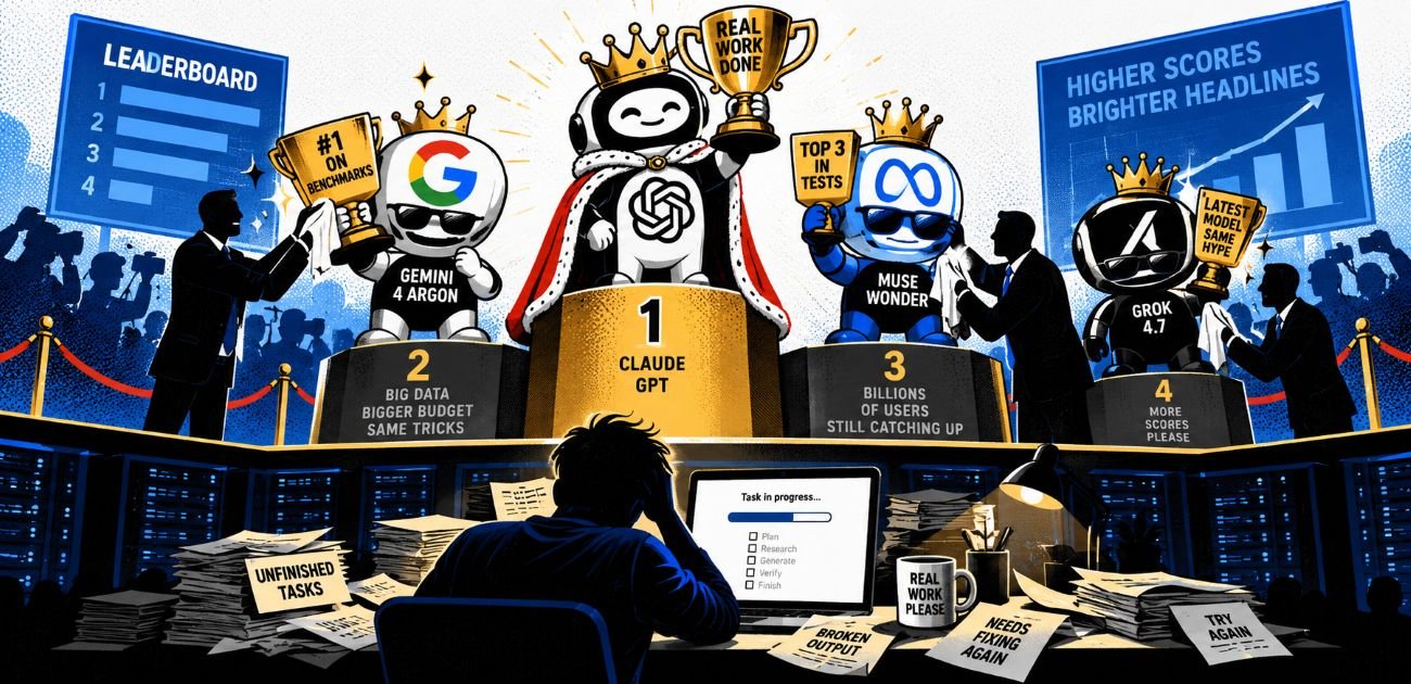 Fake It Till You Benchmark It: Big Tech’s AI Catch-Up Act