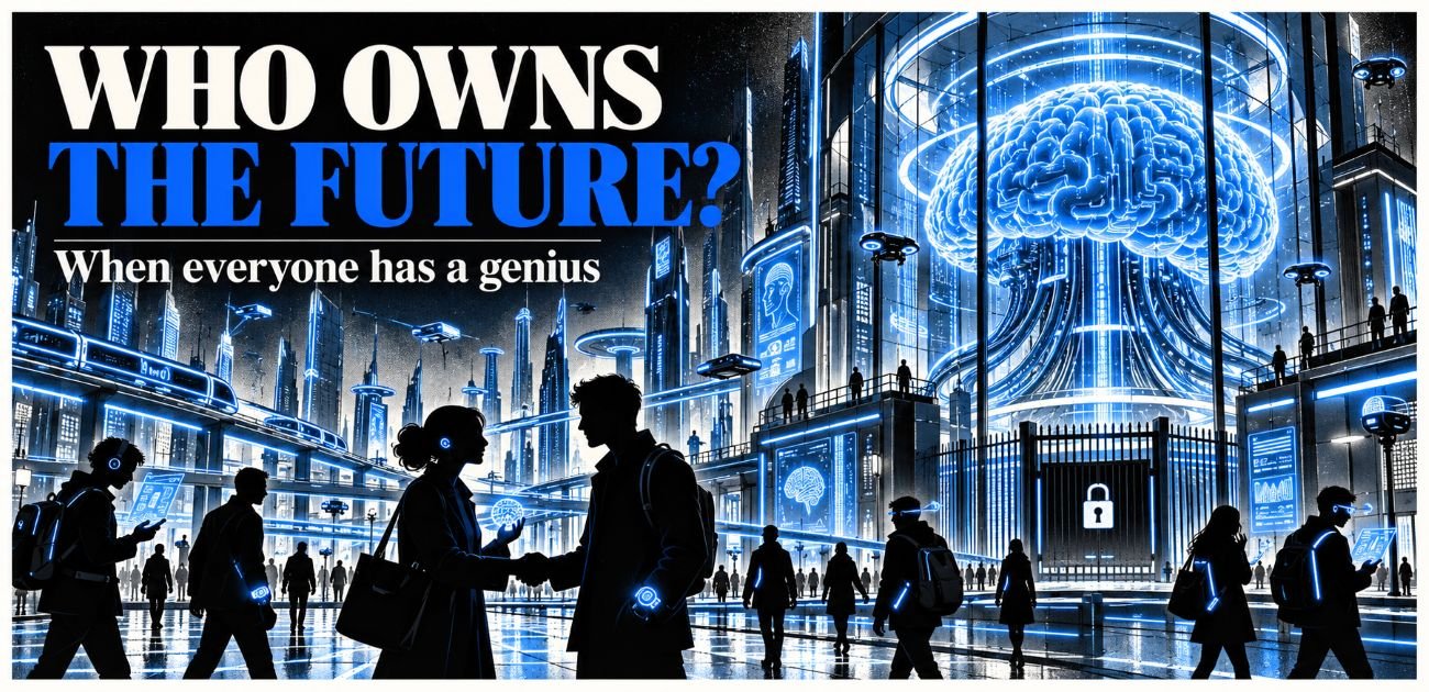 When Everyone Has a Genius, Who Gets to Own the Future?